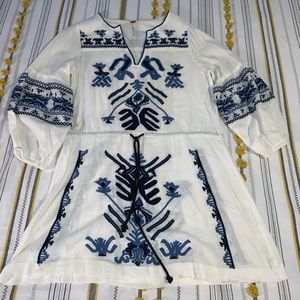Free People embroidered dress, size XS
